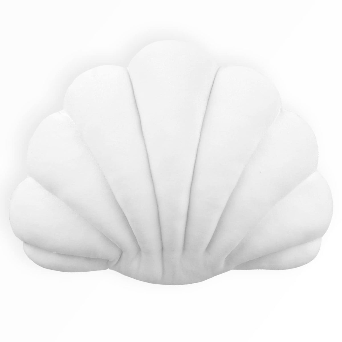 Yi-gog Seashell Pillow Sea Shaped Decorative Princess Throw Pillow 3D Velvet Soft Ocean Cute Throw Pillows for Bed Couch Chair Sofa Room 13.4 X 9.8 inch