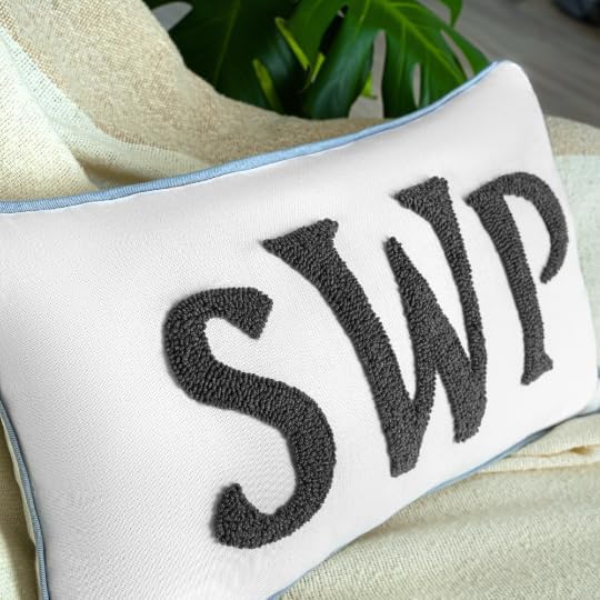 mia'spillow lab Home Decor Punch Needle Embroidered Custom Pillow, Personalized Gift, Graduation Gift, Dorm Room Decor, Kids Room Decor, Monogram Pillow
