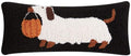Peking Handicraft 31TG833C05OB Halloween Dachshund Hook Pillow, 12-inch Length