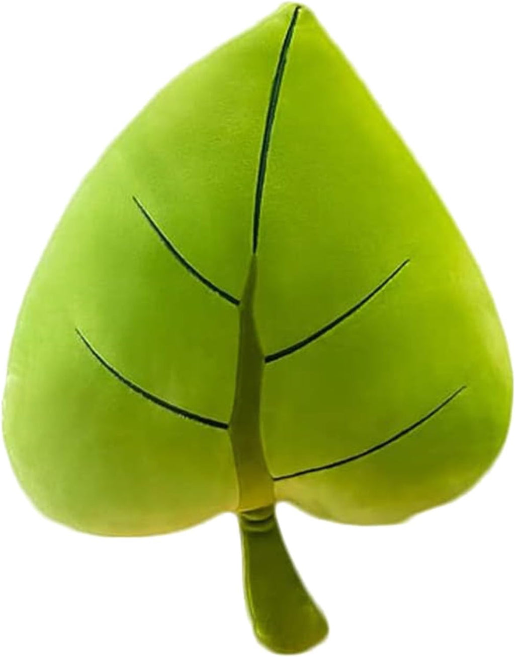 19.7" Leaf Pillow,Green Stuffed Plant Shaped Cushion Throw Toy