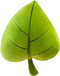 19.7" Leaf Pillow,Green Stuffed Plant Shaped Cushion Throw Toy