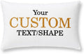 Create Your Own Embroidered Throw Pillow – Personalized with Name, Quote, Monogram, Logo or Shape – Handmade on Durable Cotton – Thoughtful Gift Idea for Loved Ones, Home Accent or Special Occasions