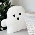 Small Ghost Halloween Pillows Decorative Cute Soft Ghost Throw Pillow Spooky Ghost Shape Cushion Décor for Halloween Home Party Sofa