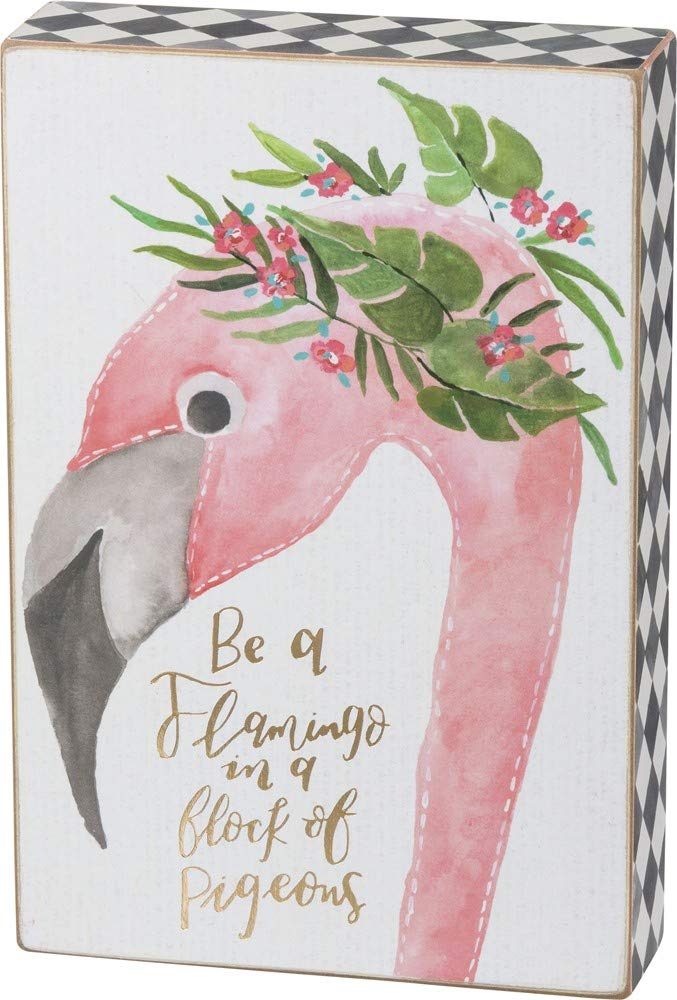 Primitives by Kathy 16355 Beach-Inspired Box Sign, 5" x 4" x 1.75", Beach House Friends