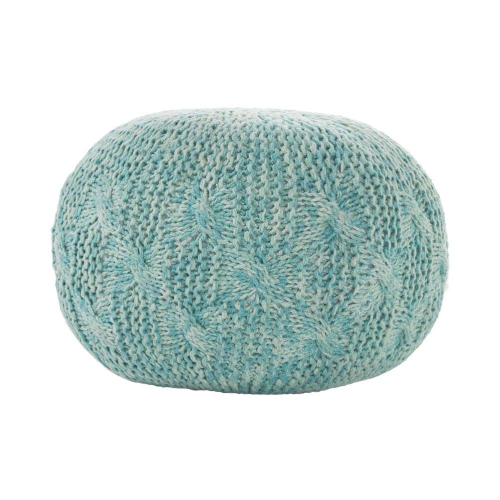 Christopher Knight Home Malibu Fabric Pouf, Grey