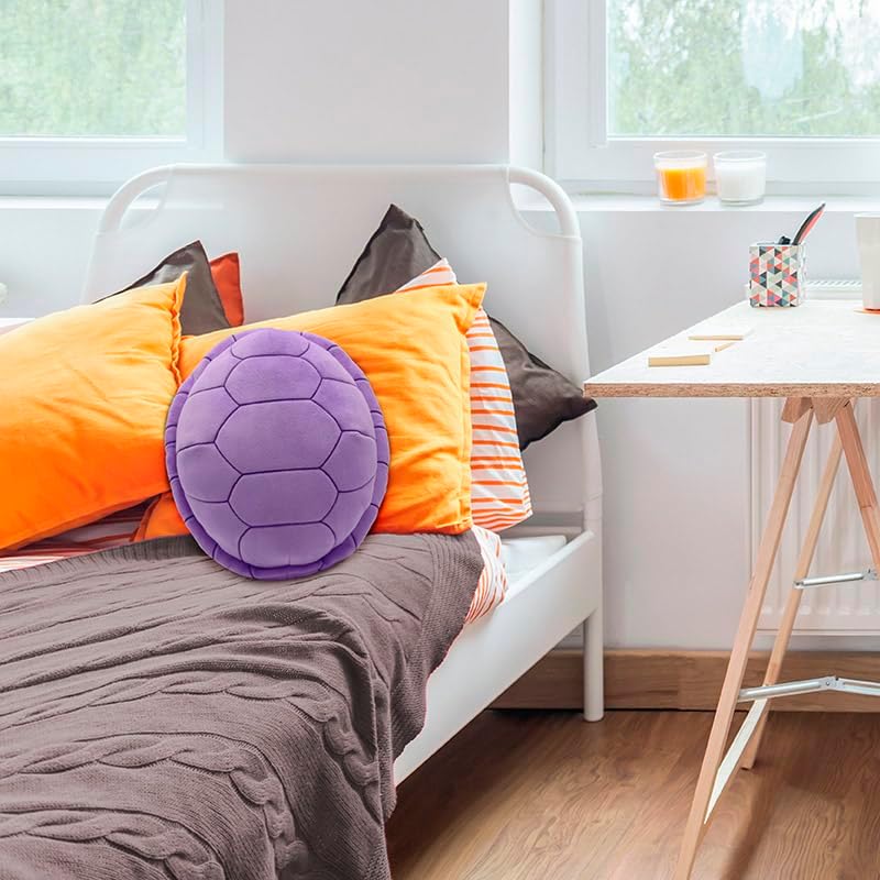 ABYSTYLE Dragon Ball Master Roshi's Turtle Shell Decorative Cushion Purple 13.7" x 11.4" Anime Manga Decorative Merch Gift