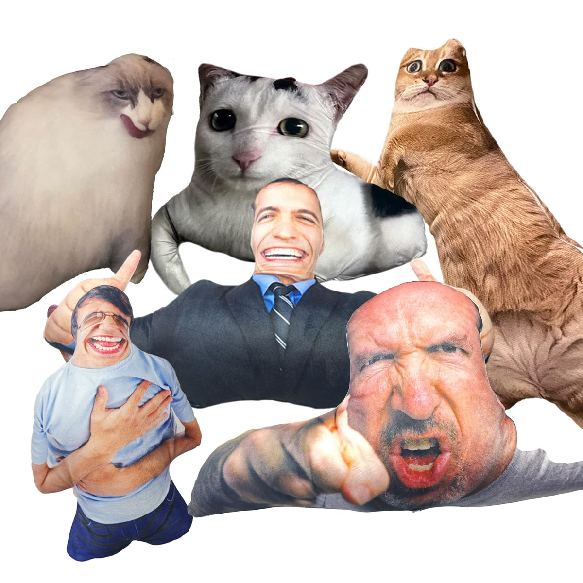 Custom Pet Pillow, Funny Ugly Plush Gag Gift for Dog Cat Lovers