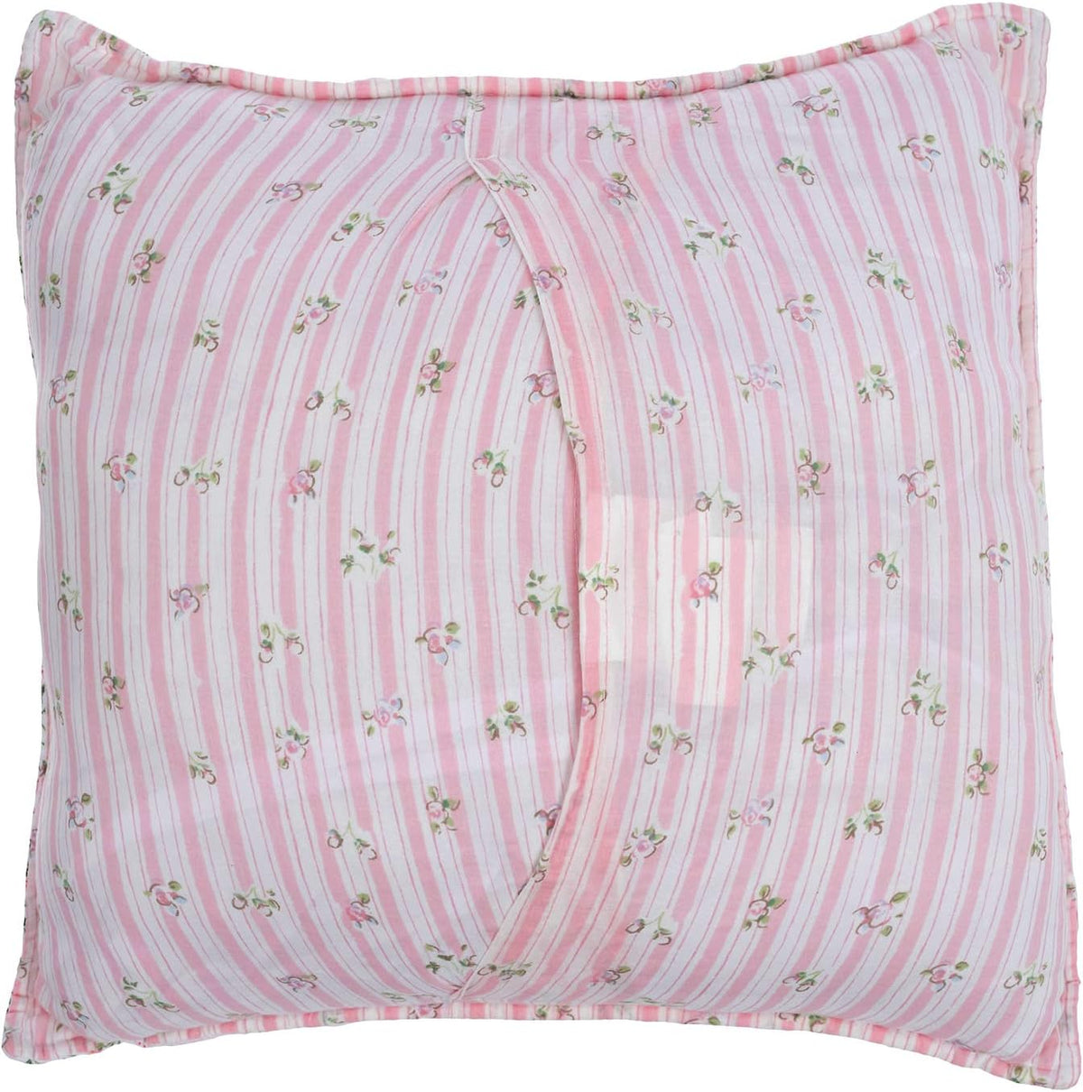 Cozy Line Home Fashions Pink Rose Romantic Ruffle Floral Flower Decor Pillow (Pink Lace, Decor Pillow - 1pc)
