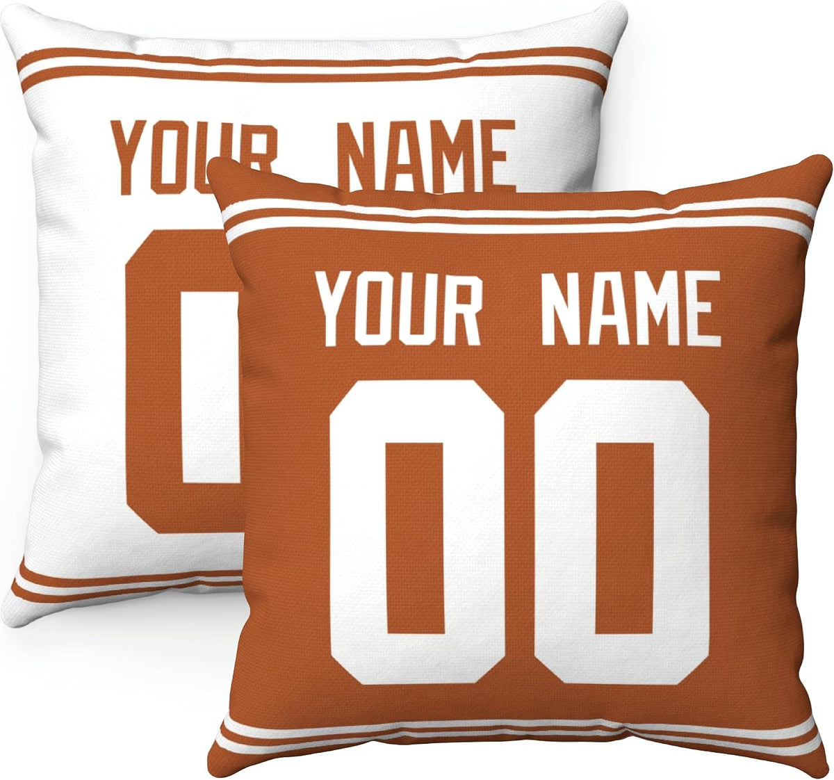 ANTKING Texas Throw Pillow Custom Name and Number Personalized Gift for Men Women Boys