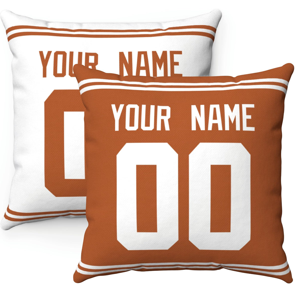 ANTKING Texas Throw Pillow Custom Name and Number Personalized Gift for Men Women Boys