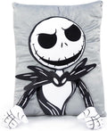 Jay Franco Disney Nightmare Before Christmas Jack 3D Snuggle Plush Pillow - Super Soft Skeleton Pillow - Measures 15 Inches