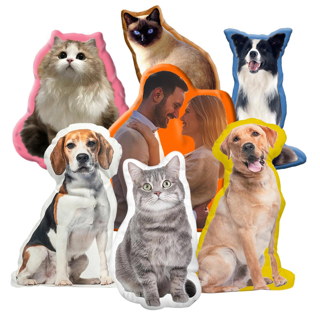 Custom Pet Pillow, Funny Ugly Plush Gag Gift for Dog Cat Lovers