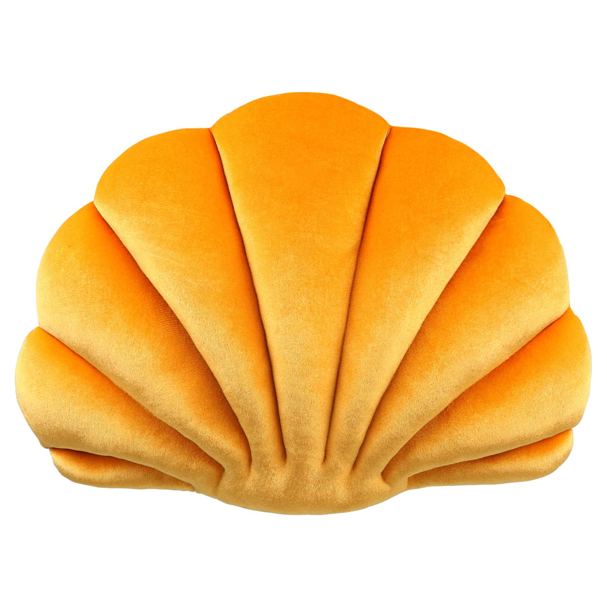 Yi-gog Seashell Pillow Sea Shaped Decorative Princess Throw Pillow 3D Velvet Soft Ocean Cute Throw Pillows for Bed Couch Chair Sofa Room 13.4 X 9.8 inch