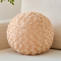 Ball Pillow, Decorative Round Pillow for Couch n, Circle Throw Pillows, Perfect Ball Pillows for Couch, Stylish Decorative Pillows, Versatile Round Throw Pillow (White, Mini-8.6 Inches)