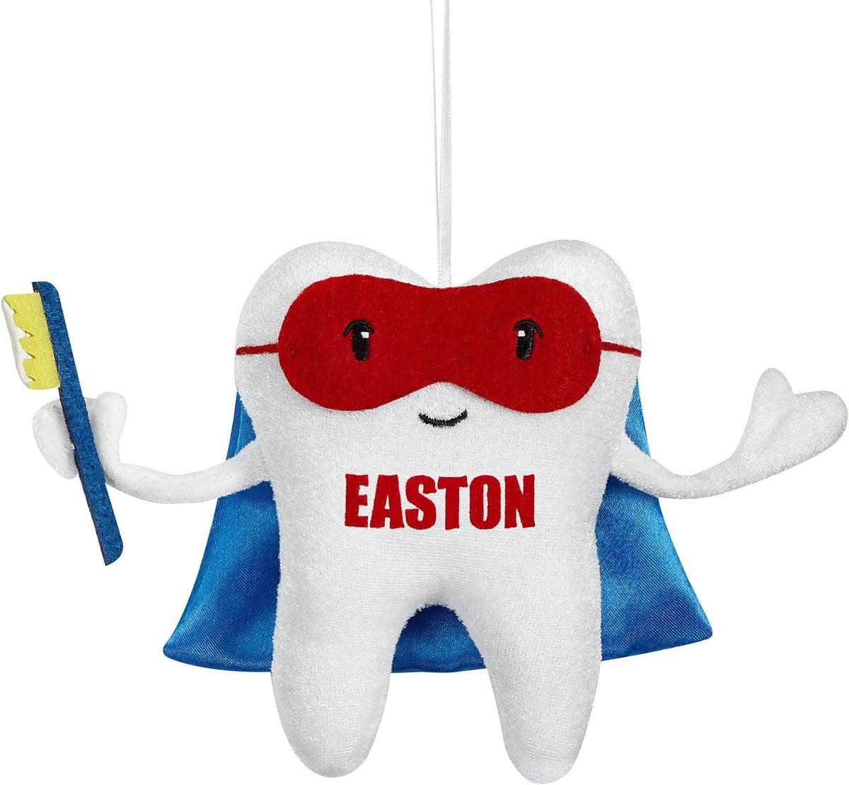 Let's Make Memories Personalized Tooth Fairy Pillow - Superhero Design - Tooth Fairy Pillow - Customize with Any Name - 5" W x 6" H