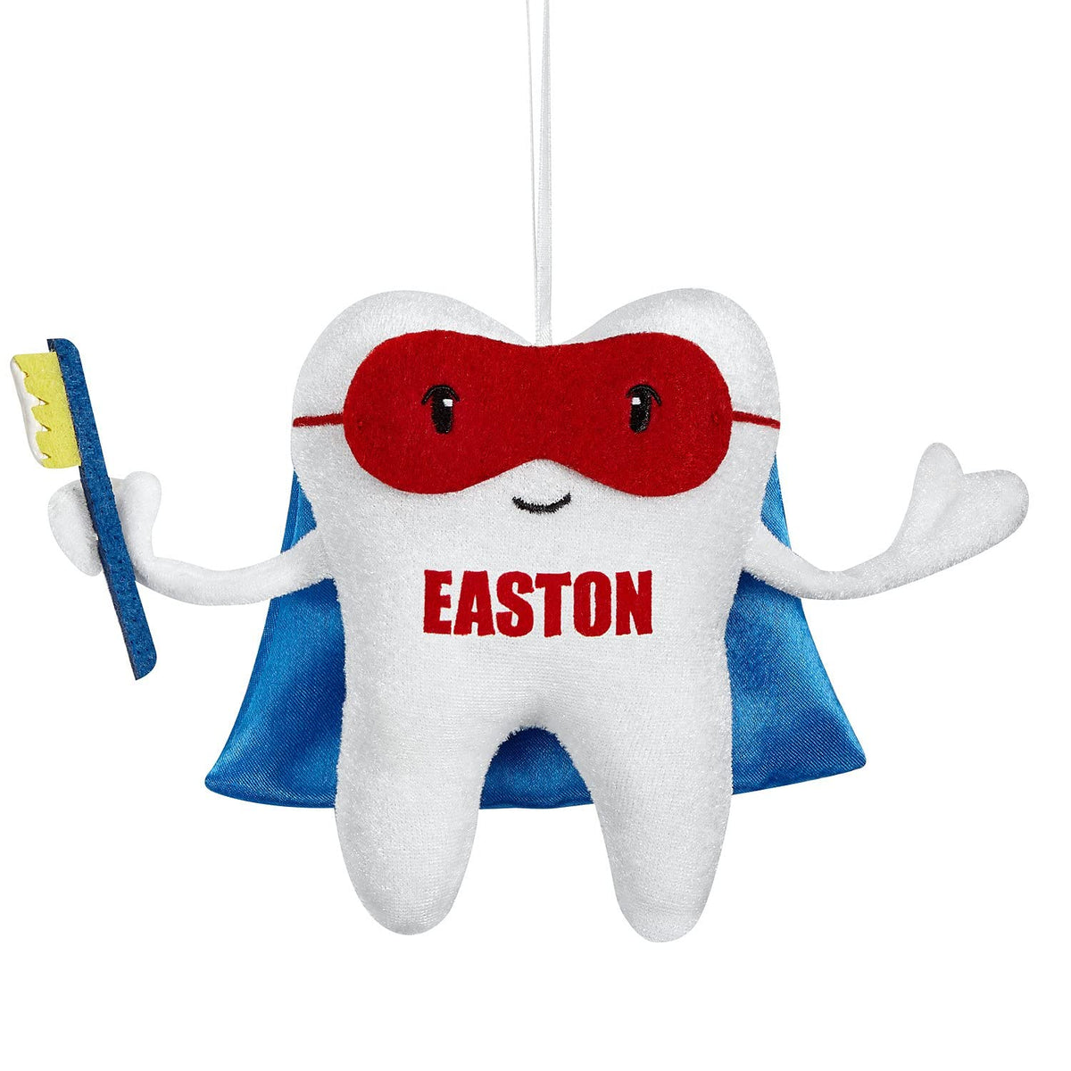Let's Make Memories Personalized Tooth Fairy Pillow - Superhero Design - Tooth Fairy Pillow - Customize with Any Name - 5" W x 6" H
