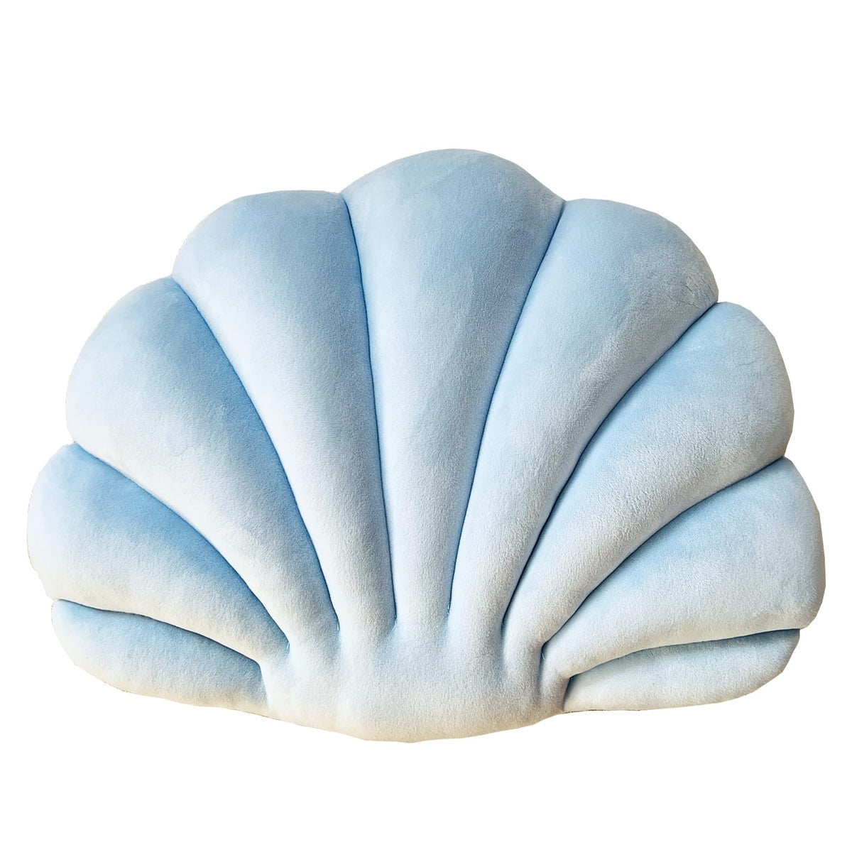 YRXRUS Shell Throw Pillows, Lake Green Shell Shaped Pillow, Small Cute Seashell Decorative Pillow Ocean Series Cushion for Bedroom Living Kids Room Gifts Pillow 11 X 8 Inch