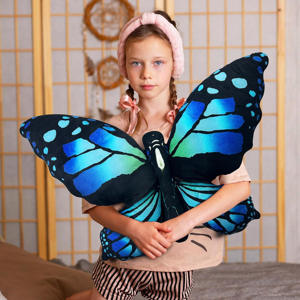 Butterfly Decoritive Thow Pillow 25" x 16.5", Butterfly Gifts for Women