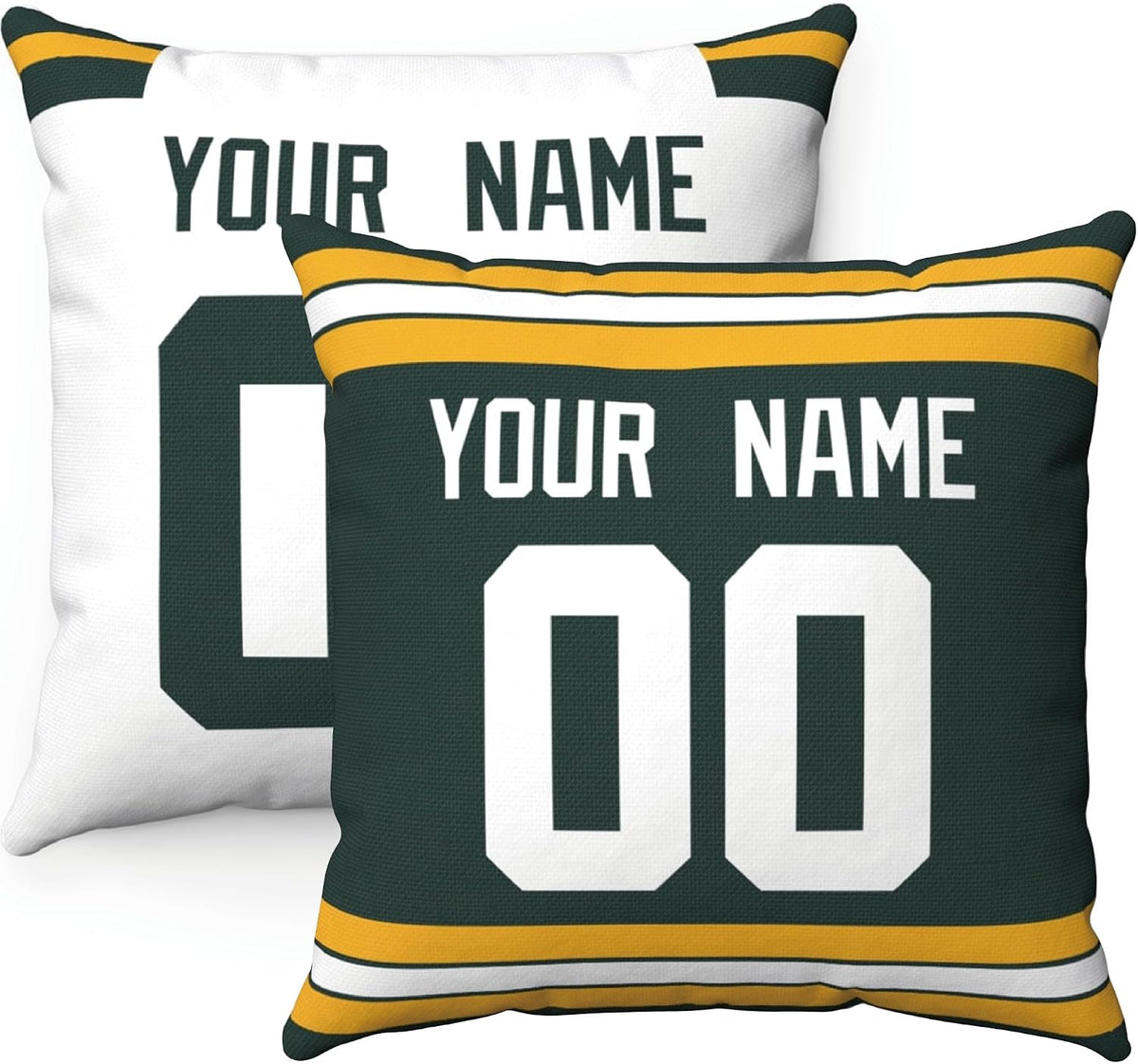 ANTKING 2 Pack Custom Throw Pillow Personalized Gifts for Men Women Boys