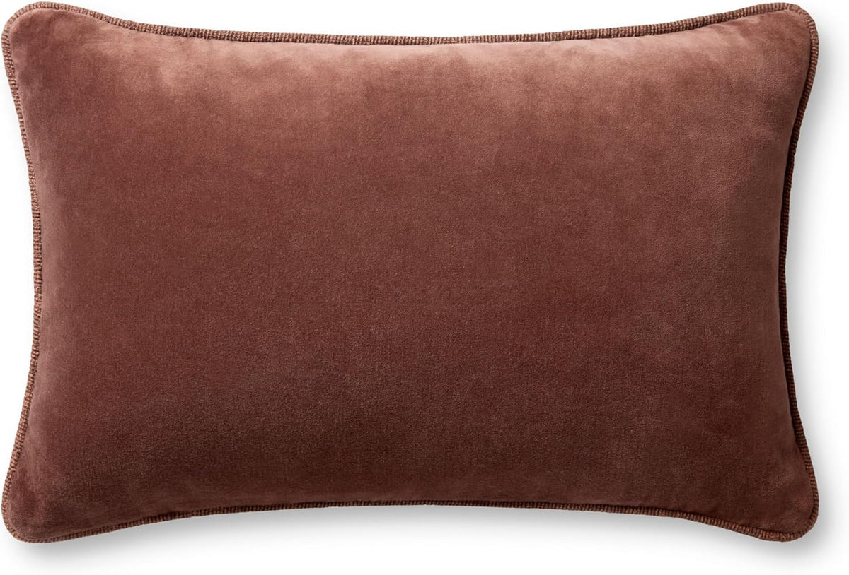 Loloi Chris Loves Julia Liza Cinnamon 13" x 21" Cover w/Down Pillow