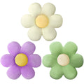 Sratte 3 Pcs Flower Pillows Daisy Cushion, Vivid Colors, 16"