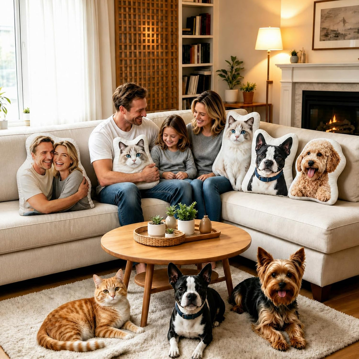 Custom Pillow with Picture, Custom Body Pillow Personalized Pet Pillows