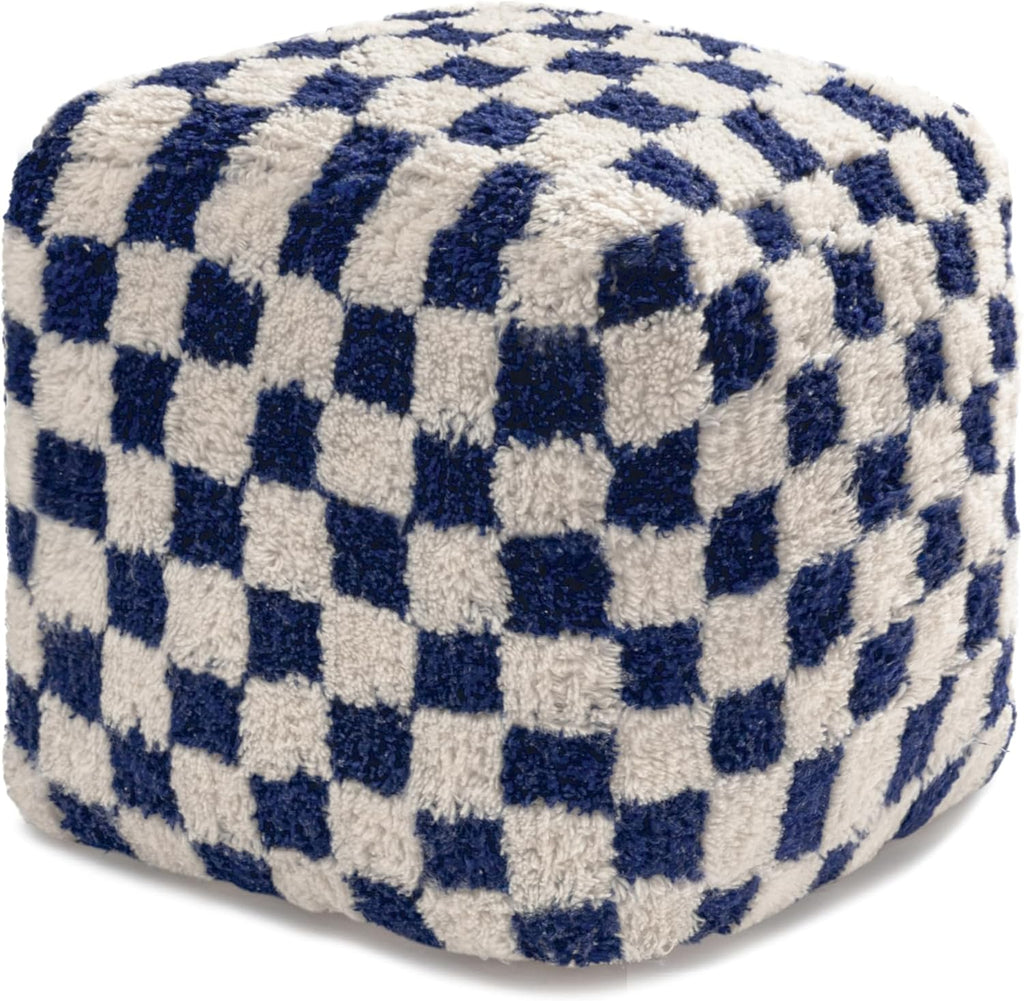 Anji Mountain 20" H x 20" W Handmade Pouf Ottoman for Living Room & Couch