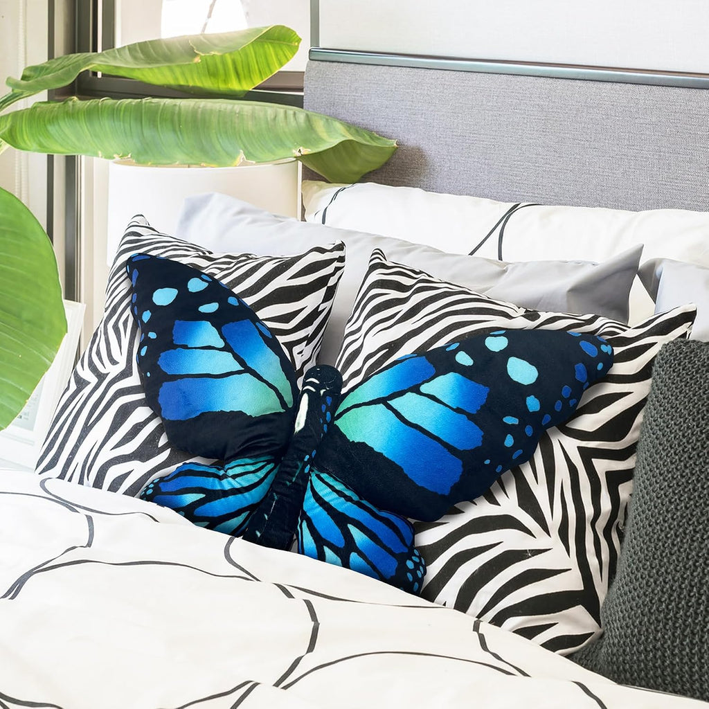 Butterfly Decoritive Thow Pillow 25" x 16.5", Butterfly Gifts for Women