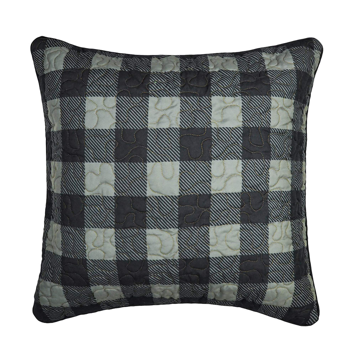 Donna Sharp Bear Walk Plaid Lodge Throw Pillow, 11" x 22"
