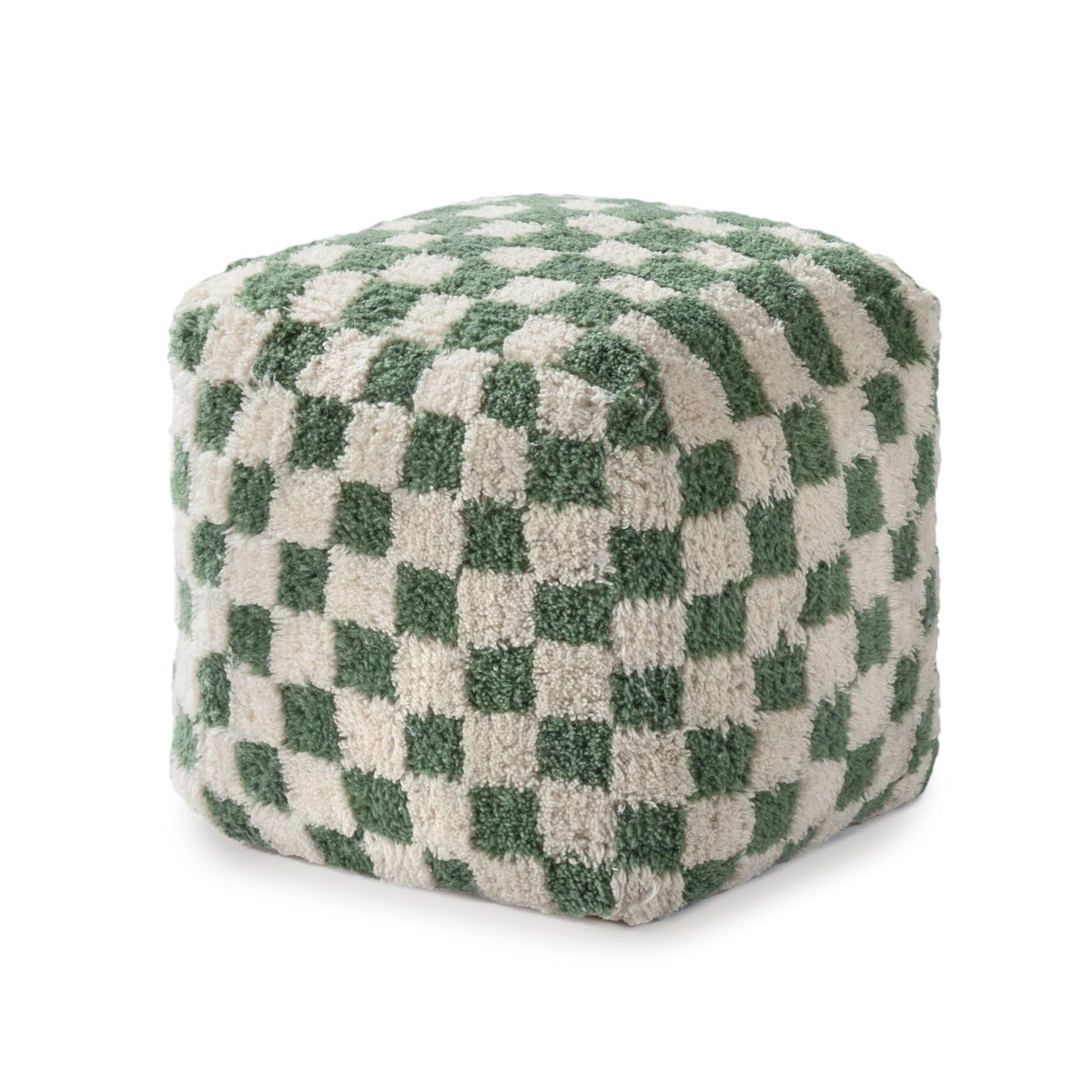 Anji Mountain 20" H x 20" W Handmade Pouf Ottoman for Living Room & Couch