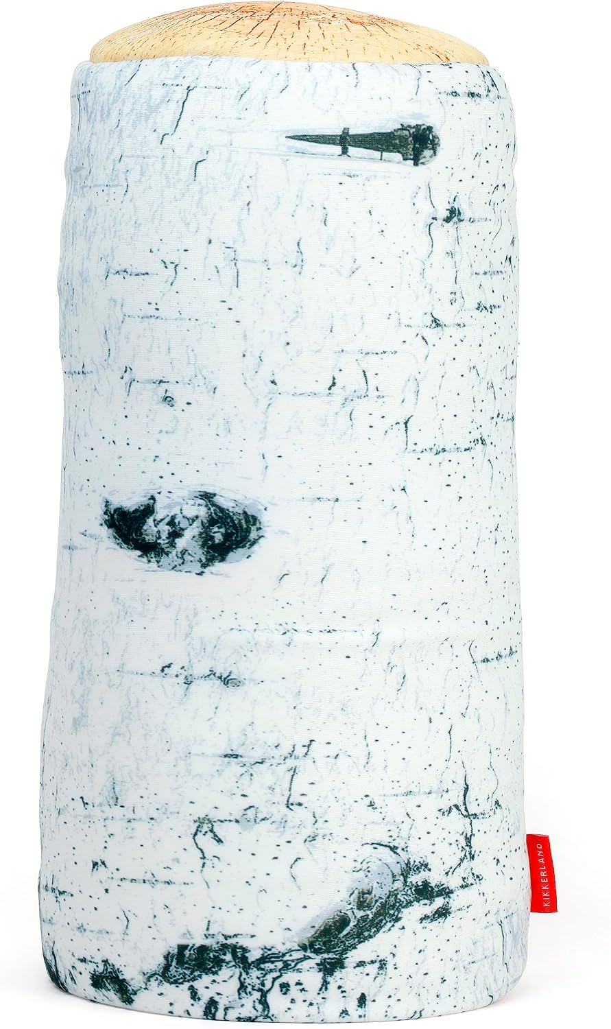 Kikkerland Birch Log Micro Bead Head Cushion