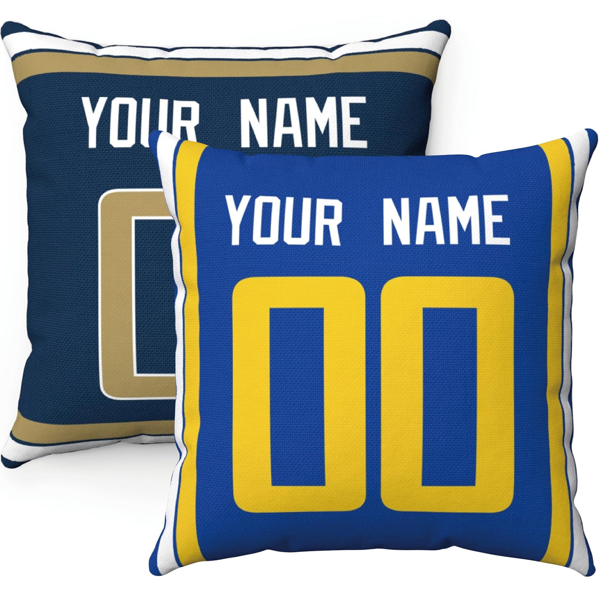 ANTKING 2 Pack Custom Throw Pillow Personalized Gifts for Men Women Boys