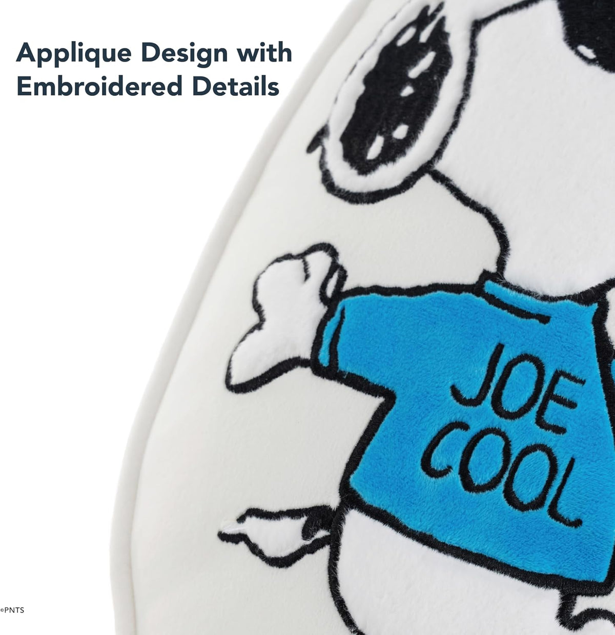 Berkshire Peanuts® Plush Throw Pillow, Gift Idea, Snoopy Cute Character Shaped Cushion, Soft Cozy Decor for Bed Couch Chair(Joe Cool Pillow All Colorways, 15.5’’ L)
