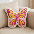 Butterfly Pillow Embroidered Throw Pillows Gifts for Woman Mother Adults Home Sofa Living Room Bedroom Home Indoor Decor