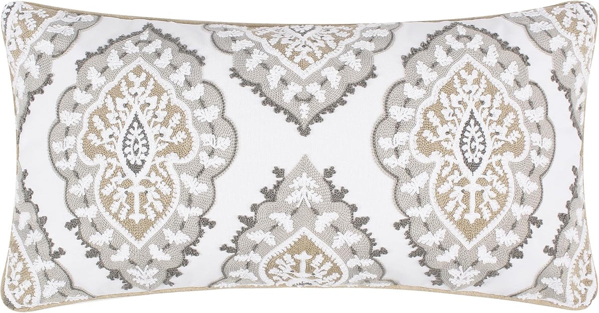Levtex Home Pisa Embroidered Pillow (12x24)