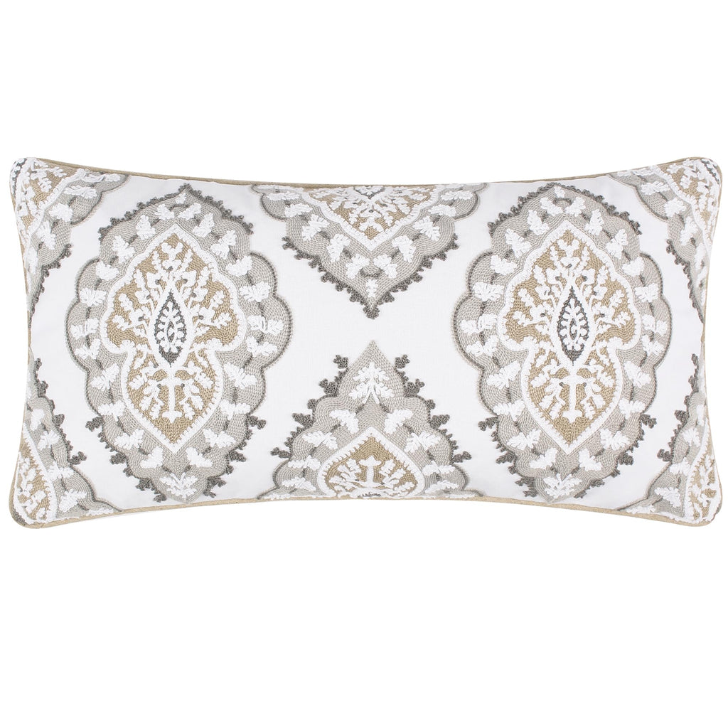 Levtex Home Pisa Embroidered Pillow (12x24)