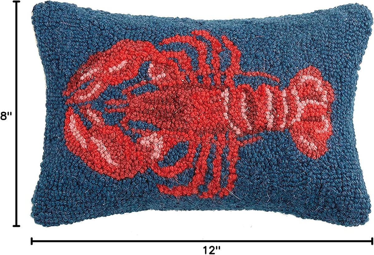 Peking Handicraft 30PA285C12OB Lobster Hook Pillow, 8X12 Throw Pillow