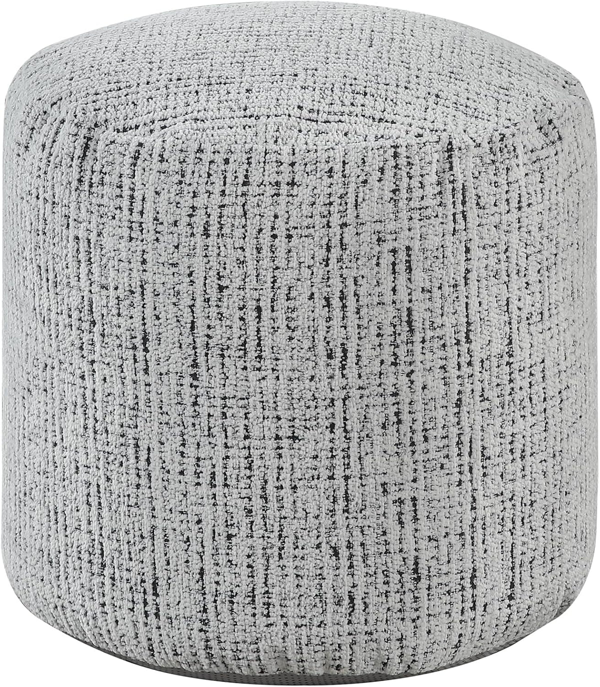 Lexicon Pouf Ottoman, Round Ottoman Foot Rest, Chenille Fabric Pouf, Small Foot Stools for Couch with Filling for Living Room/Bedroom, Multi-Color