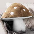 AELS 15.35 Inches Mushroom Pillow, Cute 3D Polka Dot Mushroom Plush, Decorative Throw Pillow for Lover Sofa Couch Living Room Bedroom Decor, Red