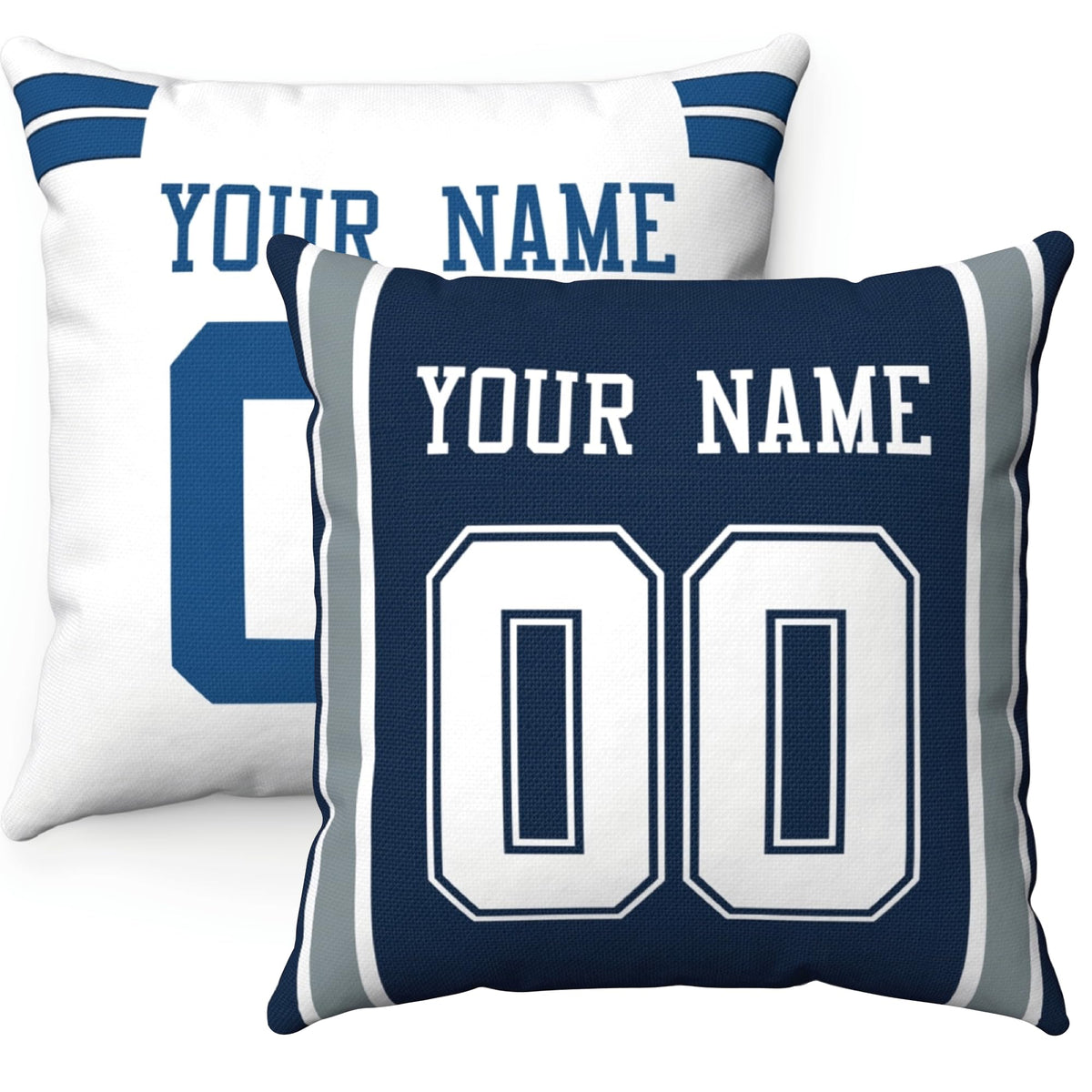 ANTKING 2 Pack Custom Throw Pillow Personalized Gifts for Men Women Boys