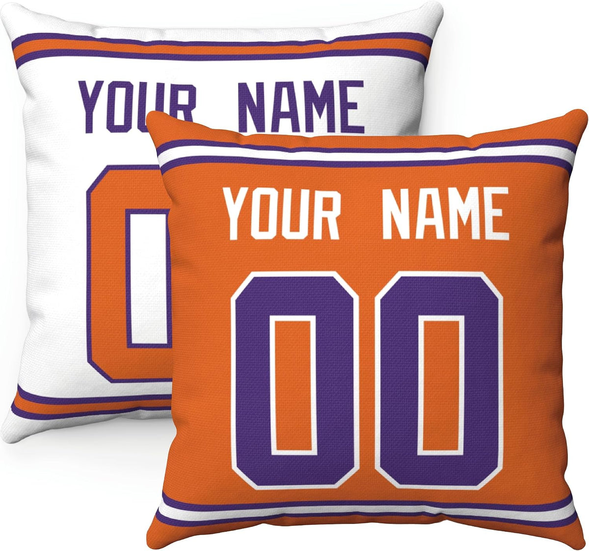 ANTKING Texas Throw Pillow Custom Name and Number Personalized Gift for Men Women Boys