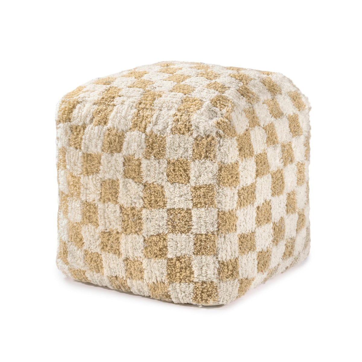 Anji Mountain 20" H x 20" W Handmade Pouf Ottoman for Living Room & Couch