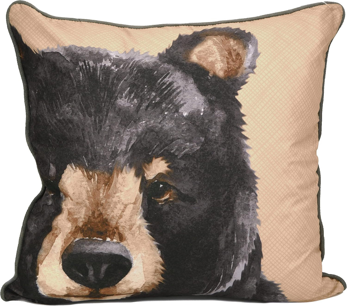 Donna Sharp Bear Walk Plaid Lodge Throw Pillow, 11" x 22"
