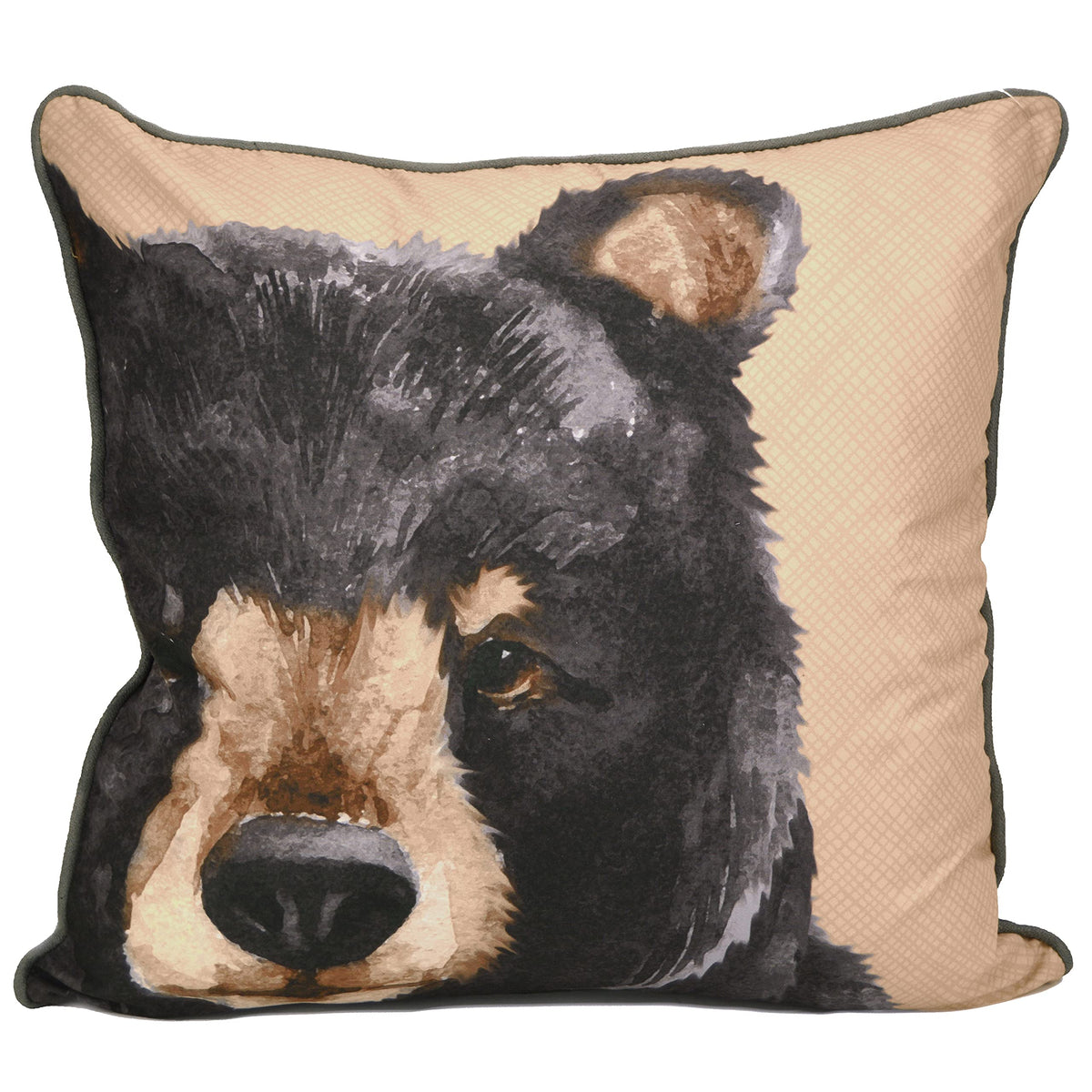 Donna Sharp Bear Walk Plaid Lodge Throw Pillow, 11" x 22"