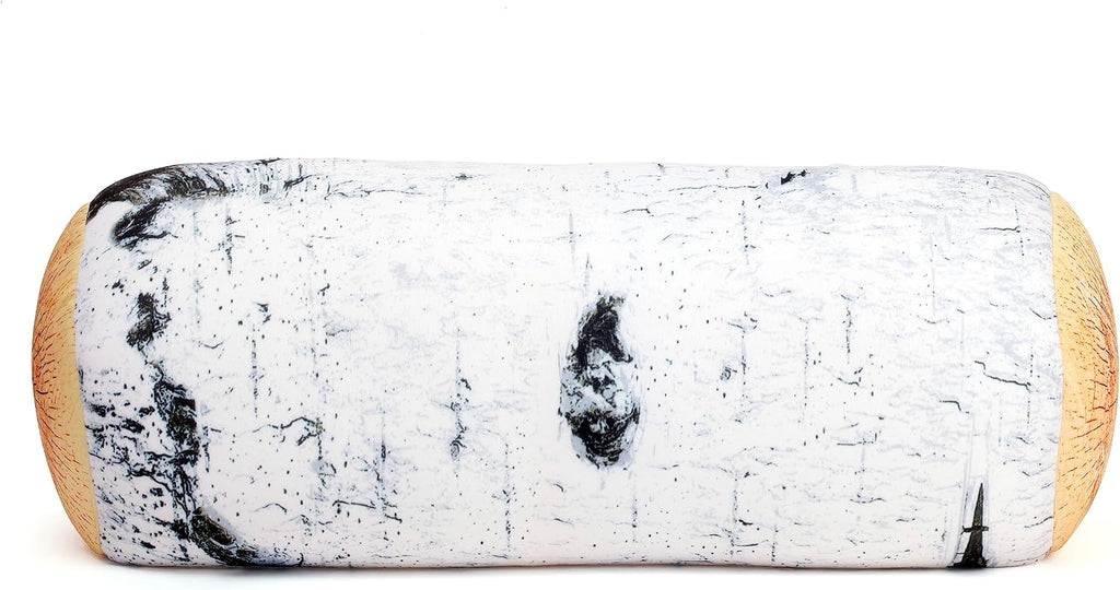 Kikkerland Birch Log Micro Bead Head Cushion