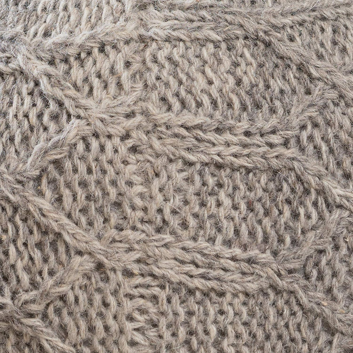 Christopher Knight Home Malibu Fabric Pouf, Grey
