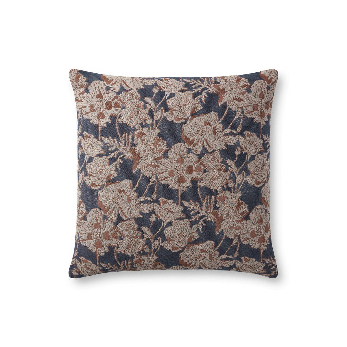 Loloi Chris Loves Julia Matilda Beige/Mocha Cover w/Poly Pillow