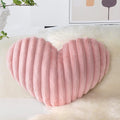AELS Heart Shaped Pillow, 17.7 Inches Heart Decorative Throw Pillows, Velvet Love Cute Pillows, Valentines Day Decorations, Wedding Decor, Living Room Bedroom Nursery Decor, Golden