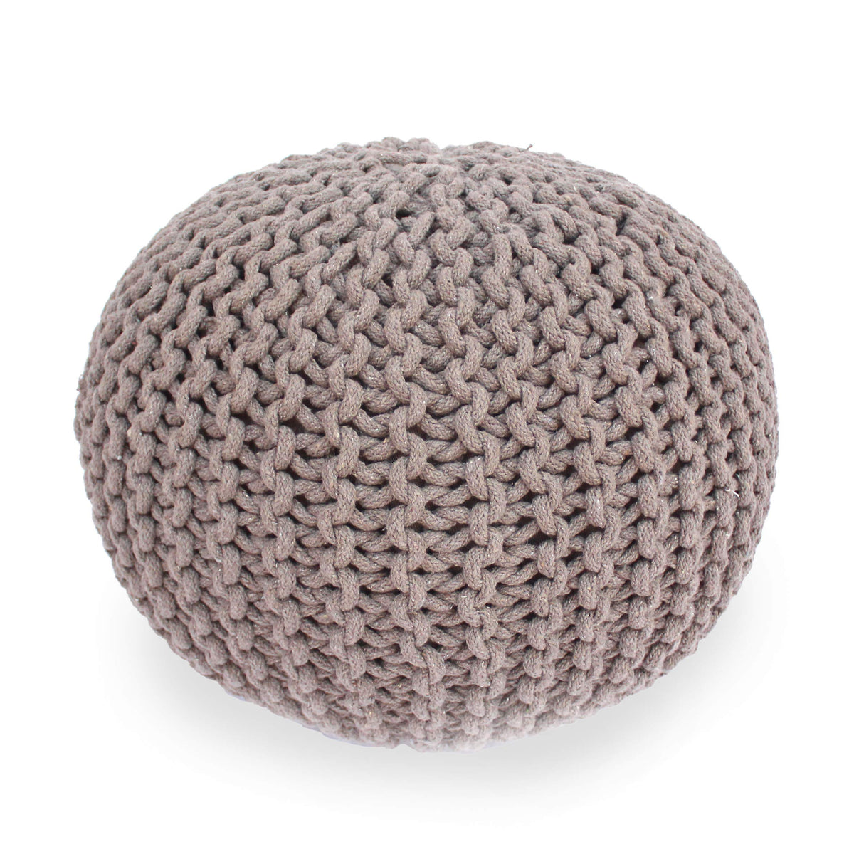 Christopher Knight Home Malibu Fabric Pouf, Grey