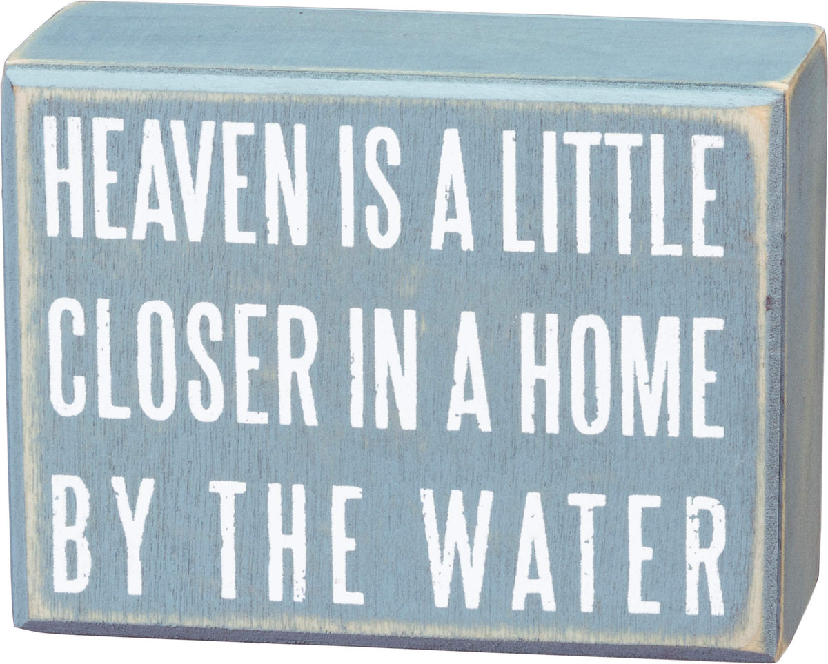 Primitives by Kathy 16355 Beach-Inspired Box Sign, 5" x 4" x 1.75", Beach House Friends